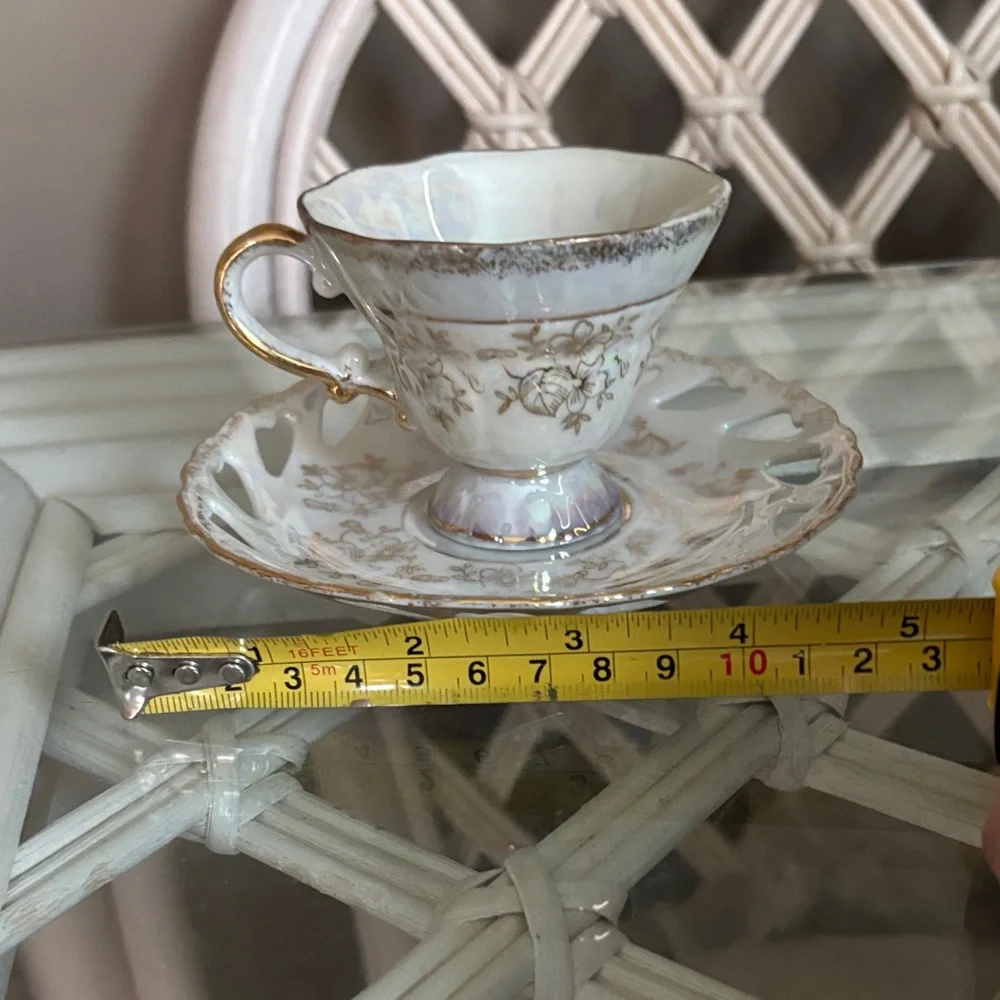 Vintage Japanese Bone China Teacup and Saucer Set